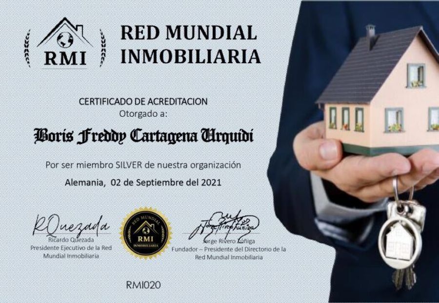 Certificado de Acreditación de Boris Cartagena